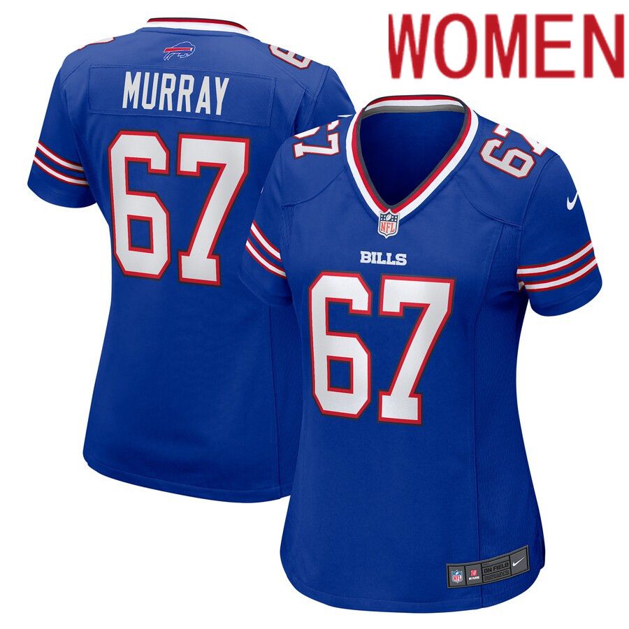 Women Buffalo Bills #67 Justin Murray Nike Royal Home Game Player NFL Jersey